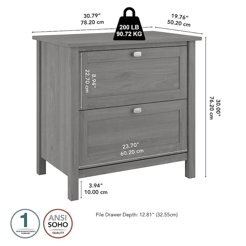 Meuble classeur latéral à 2 tiroirs Broadview de Bush Furniture