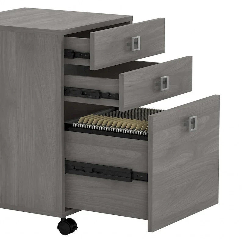 Bureau d'angle 72W Echo avec tiroirs par Bush Business Furniture