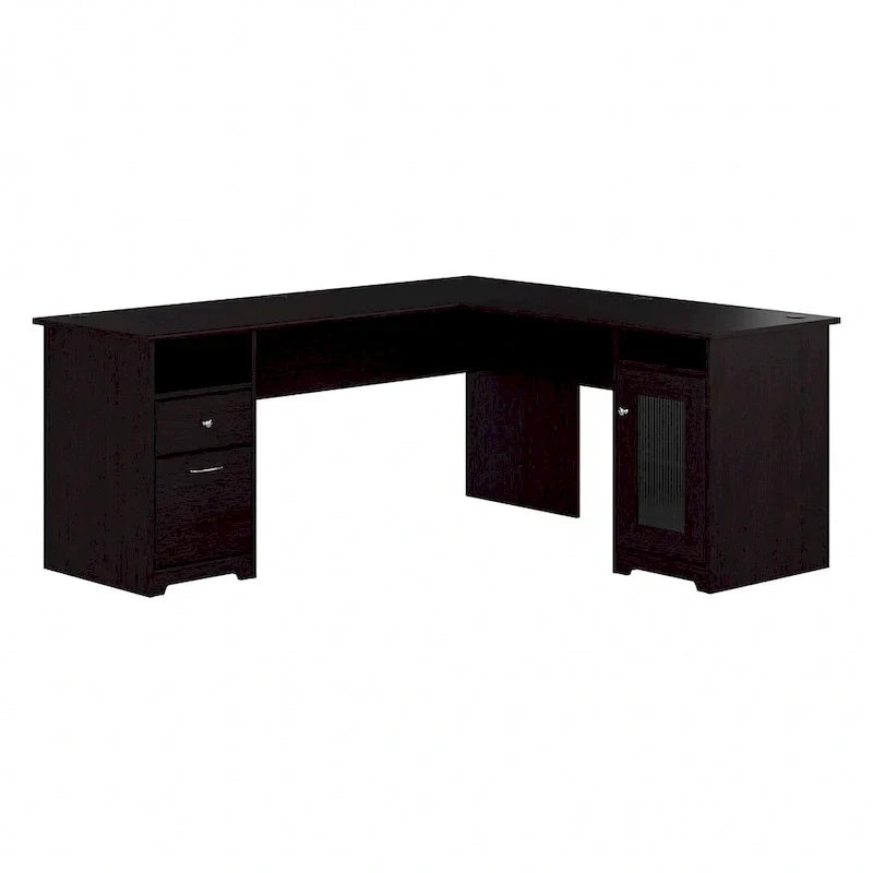 Bureau d'ordinateur en L Cabot 72W avec rangement par Bush Furniture