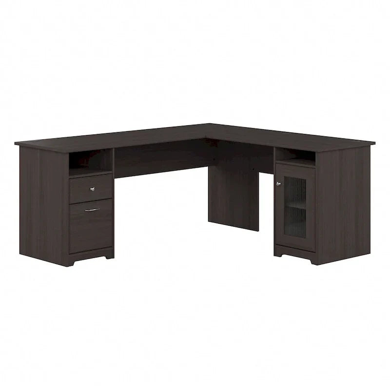 Bureau d'ordinateur en L Cabot 72W avec rangement par Bush Furniture
