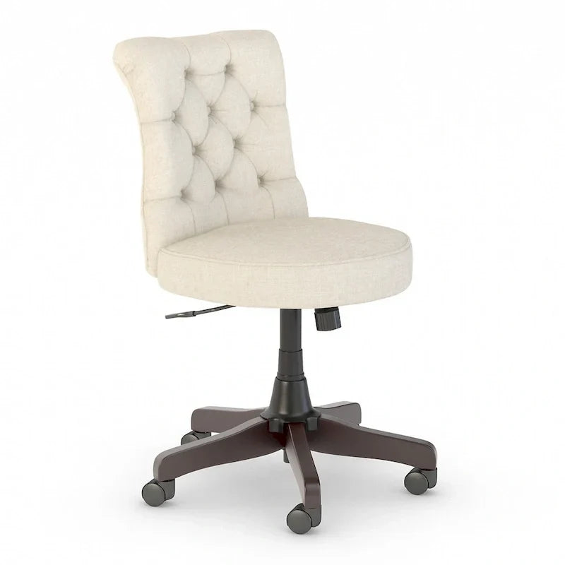 Chaise de bureau mi-hauteur capitonnée Salinas par Bush Furniture