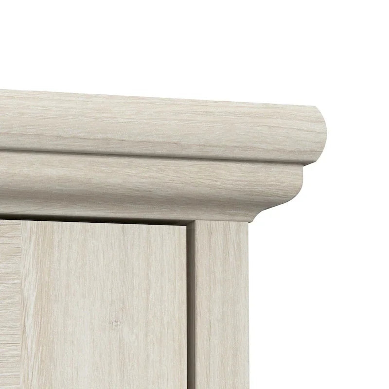 Bureau de style campagnard 60 W Lennox avec armoire de rangement de Bush Furniture