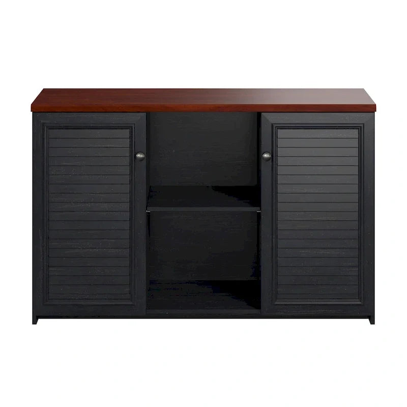 Meuble d'appoint Fairview Bush Furniture avec portes et étagères