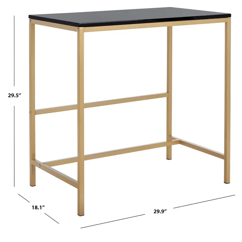 Bureau en bois brillant Aleen de SAFAVIEH