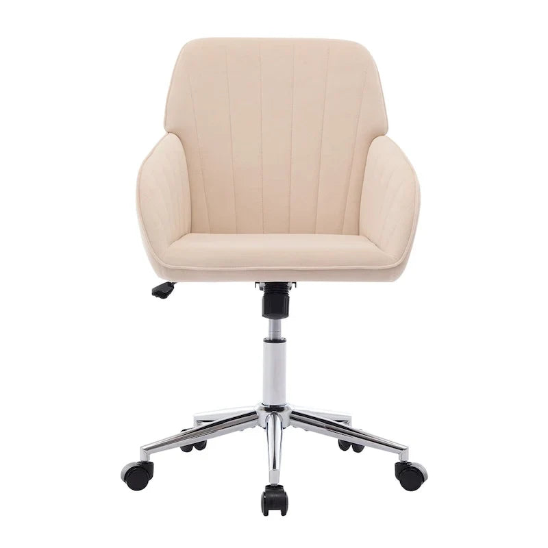 Chaise de bureau réglable, chambre à coucher, chaise pivotante ergonomique, dossier et assise, confortable pour les longues heures assises
