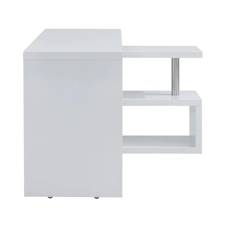 Bureau pivotant Ballintoy avec étagères de SEI Furniture