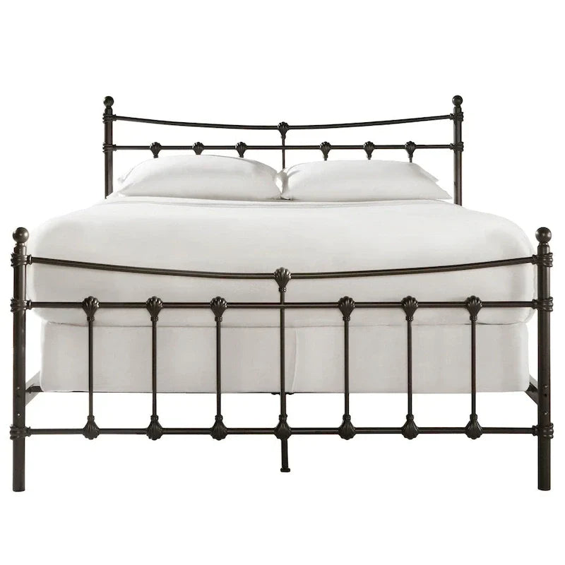 Lit en acier Xander marron foncé par iNSPIRE Q Classic