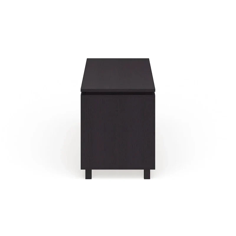 Bureau informatique Morr Modern Espresso de 59 pouces en bois avec 2 tiroirs par Furniture of America