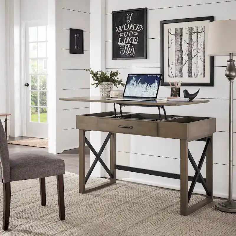 Bureau relevable avec station de charge Murali par iNSPIRE Q Modern