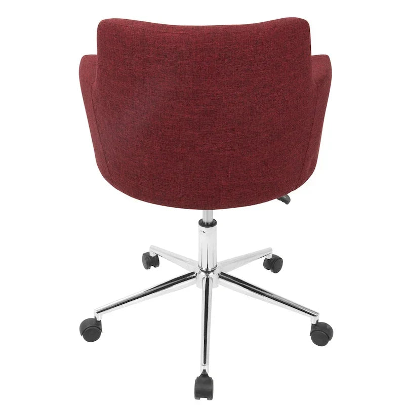 Chaise de bureau contemporaine en tissu Carson Carrington Duved - N/A