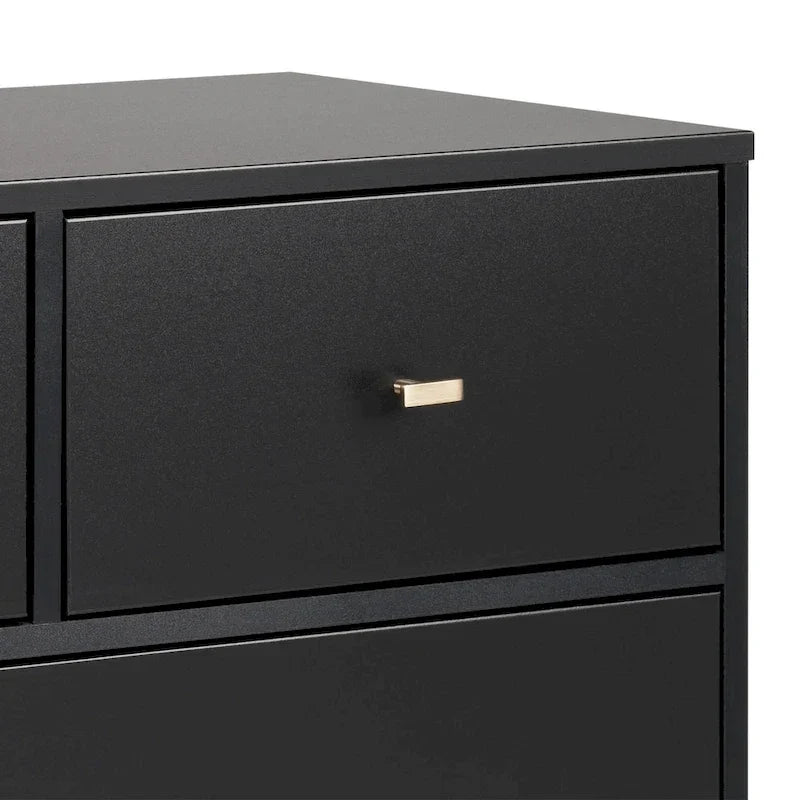 Commode à 7 tiroirs Prepac Milo de style Mid-Century