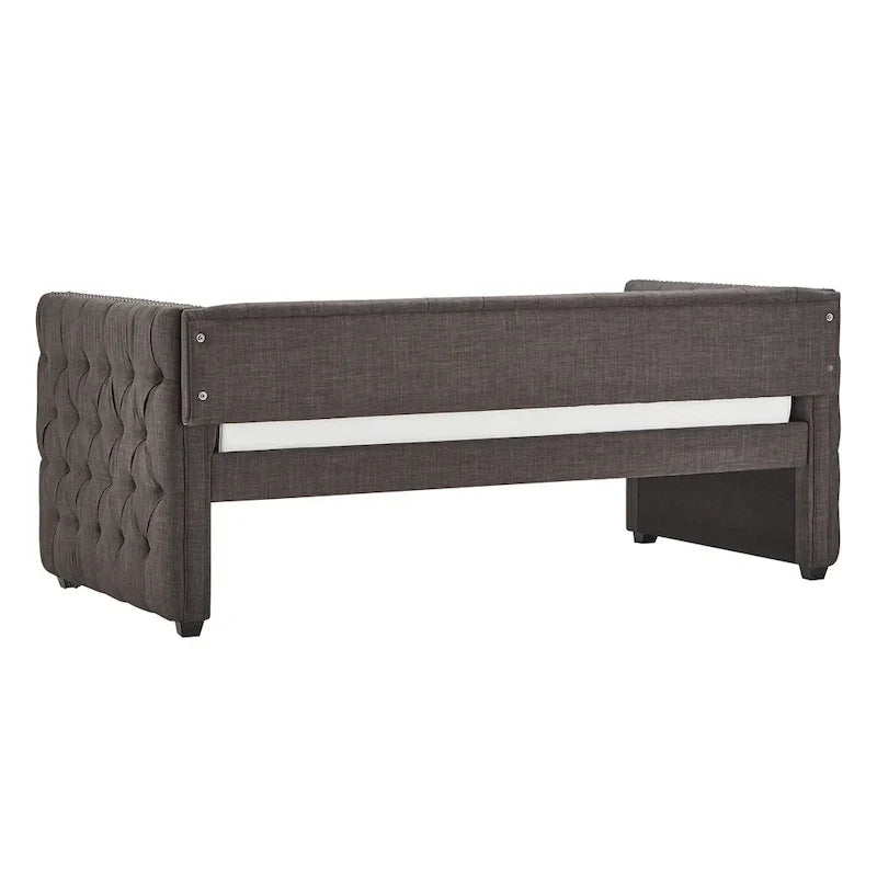 Lit de repos capitonné Knightsbridge Twin Tufted Nailhead par iNSPIRE Q Artisan
