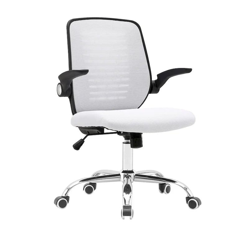 Chaise de bureau Porthos Home Hank, dossier en maille, siège réglable en hauteur
