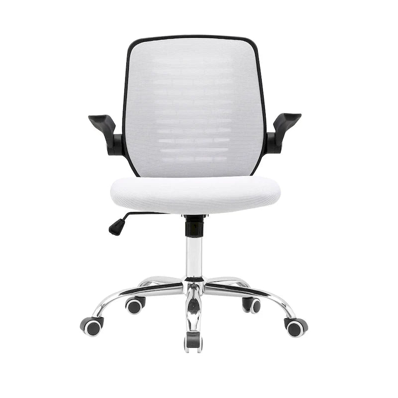 Chaise de bureau Porthos Home Hank, dossier en maille, siège réglable en hauteur