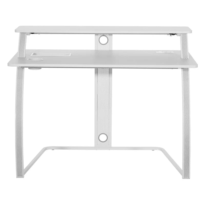 Bureau de jeu Battlestation Code 30, fini blanc