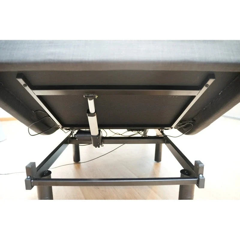 Cadre de lit réglable, lumière sous le lit et port USB