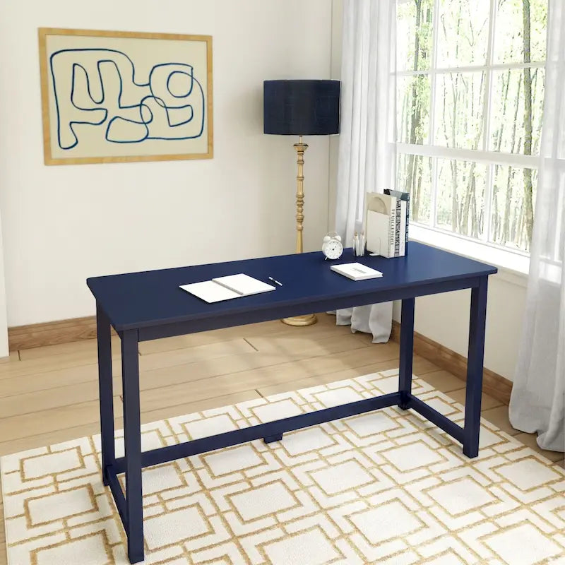 Bureau simple en poutres et planches - 55.25