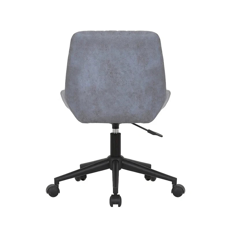 Porthos Home Cabe Chaise de bureau pivotante, Revêtement en microfibre
