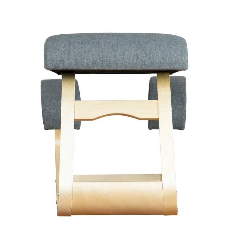 Chaise ergonomique à genoux RRI Goods, chaise de bureau rembourrée confortable pour le soutien de la posture, tabouret à bascule incliné