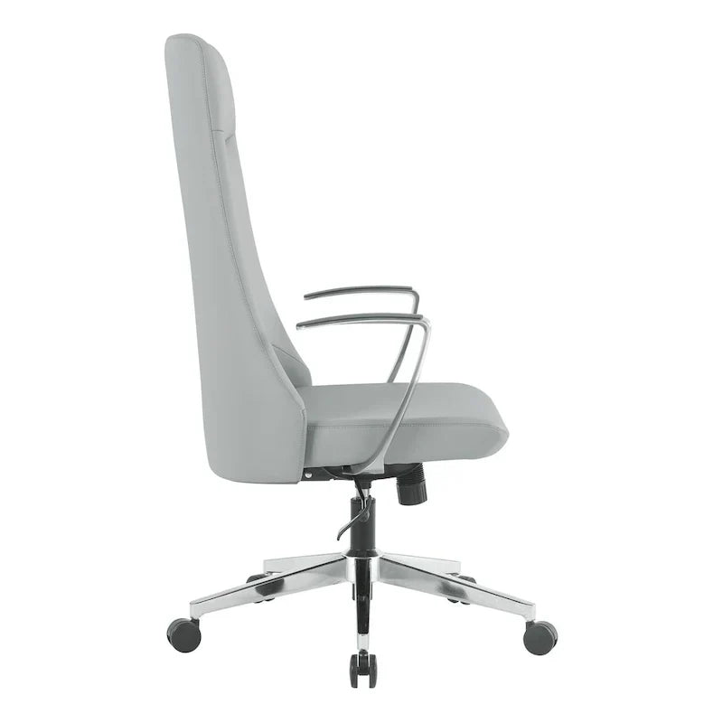 Fauteuil de bureau à dossier haut avec tissu antimicrobien