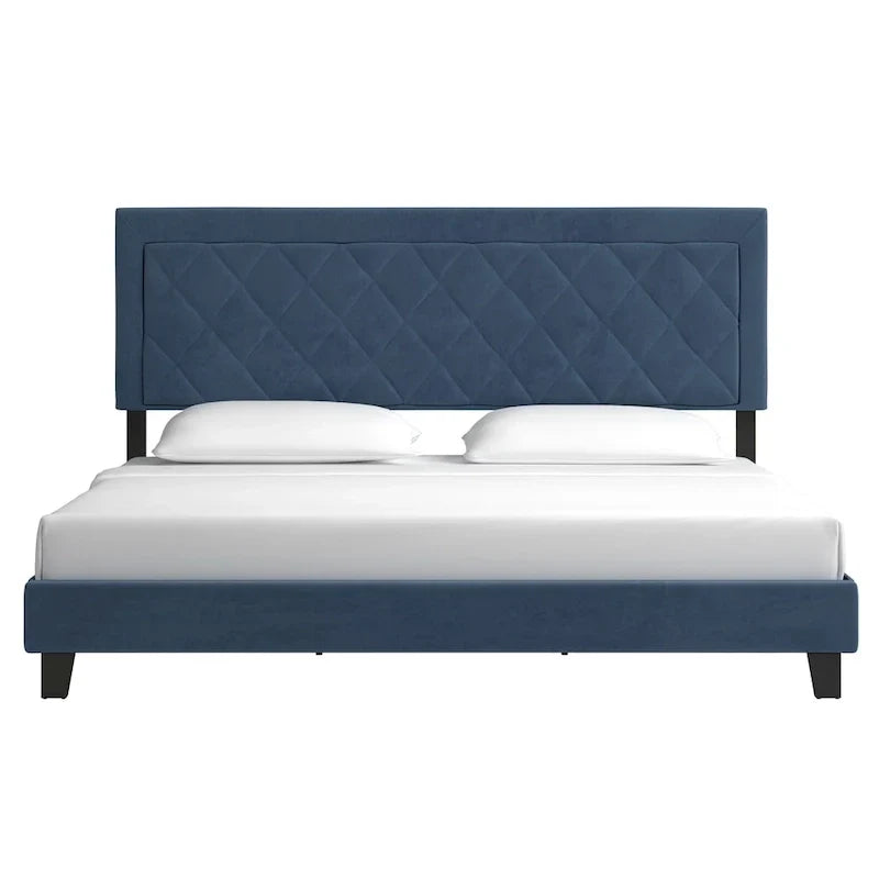 Lit plateforme en velours Dartington par iNSPIRE Q Modern
