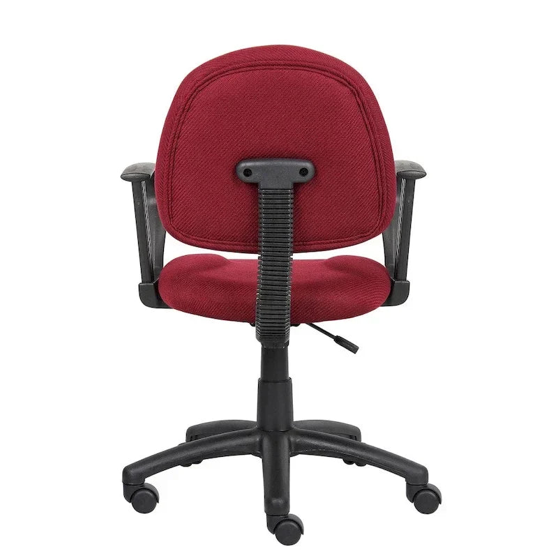 Chaise de travail ergonomique mi-hauteur Boss Burgundy