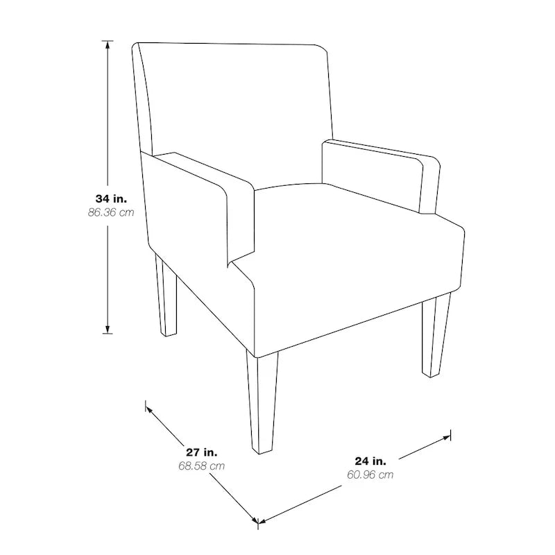 Fauteuil d'appoint Main Street en tissu tissé OSP Home Furnishings