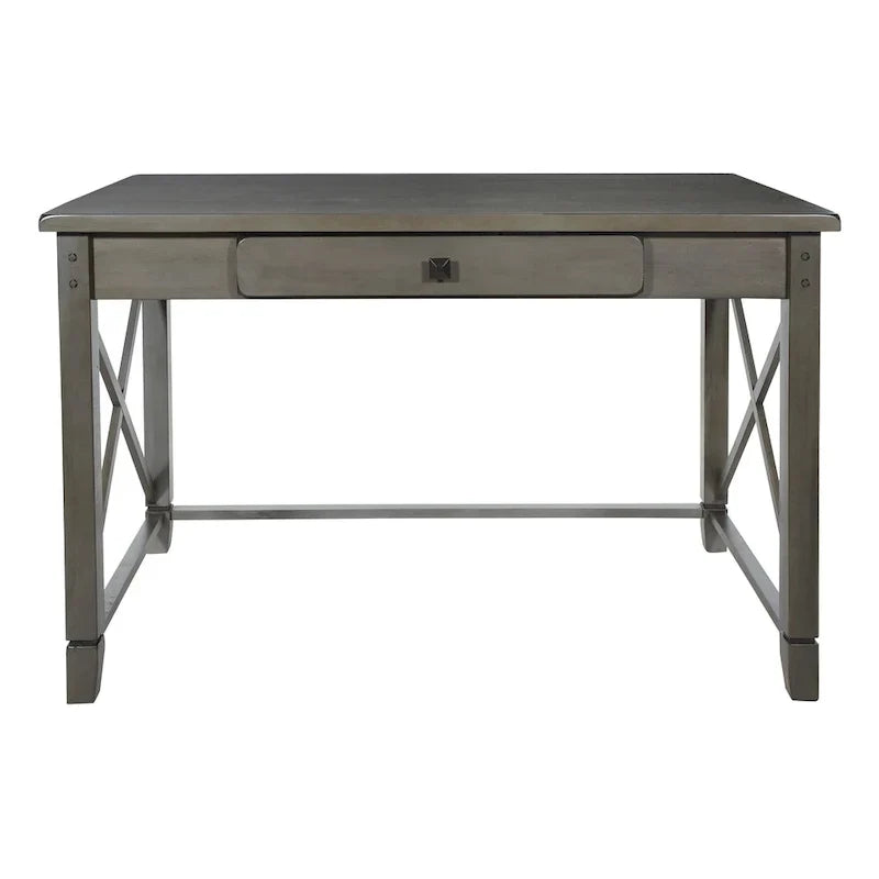 Bureau Hillsboro finition gris patiné