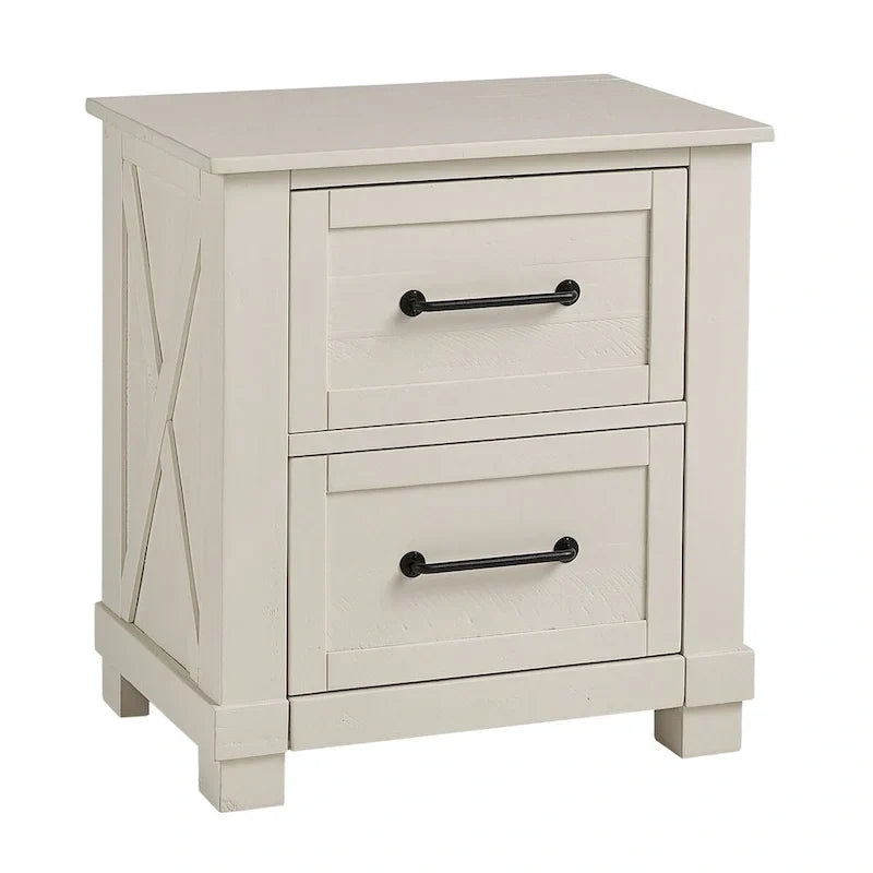 Collection de chambre à coucher Simply Solid Shanna 6 pièces en bois massif avec rangement