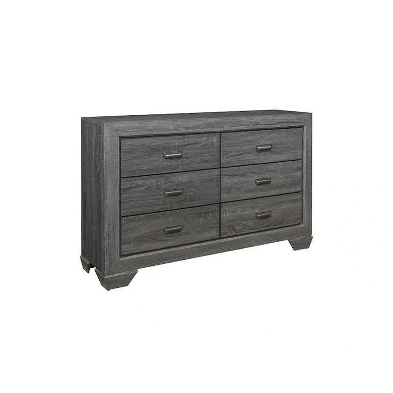 Ensemble de chambre moderne à 3 pièces Valli gris