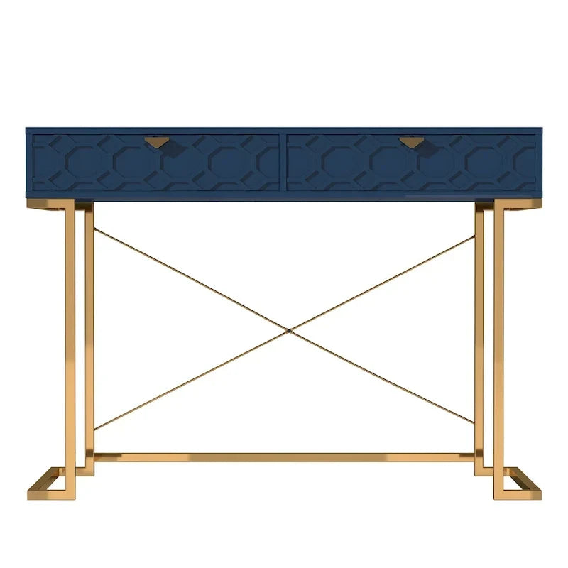 Bureau de rangement brillant pour bureau à domicile avec tiroir