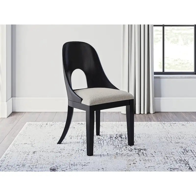 Chaise de bureau Signature Design by Ashley Rowanbeck Noire - 20L x 24P x 34H