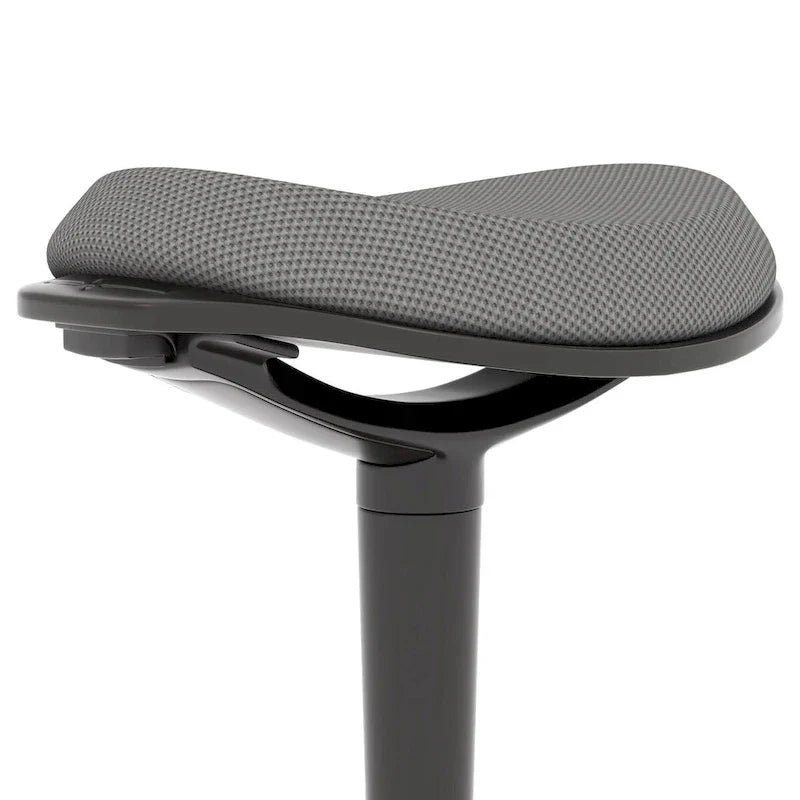 Chaise de bureau debout HOMCOM, tabouret ergonomique sans dossier, hauteur réglable 56,4-71,4 cm