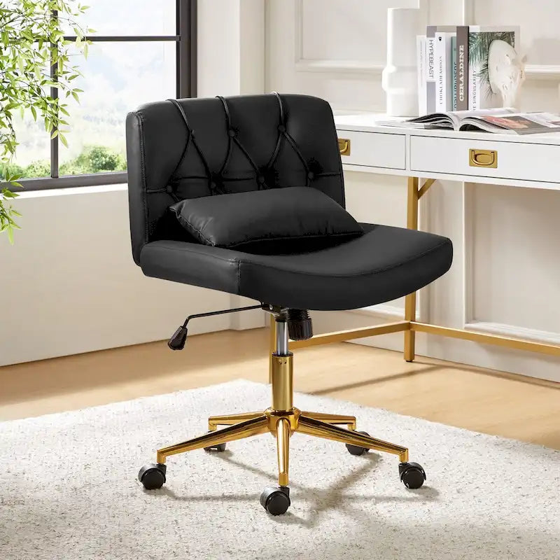 Chaise de bureau pivotante et inclinable Charlie Modern avec coussin par HULALA HOME