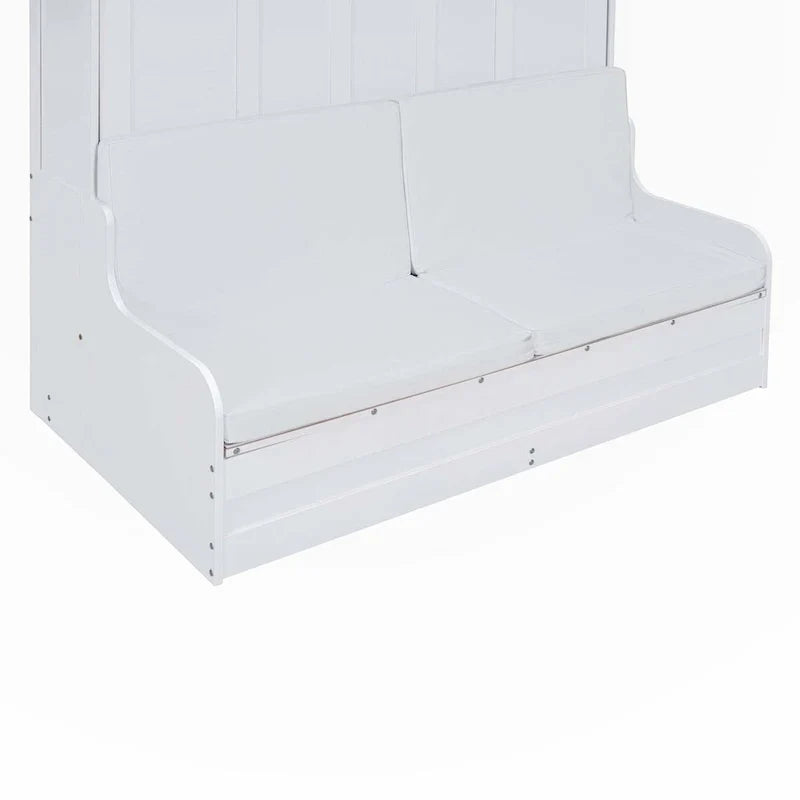 Lit mural escamotable Queen Size avec coussin