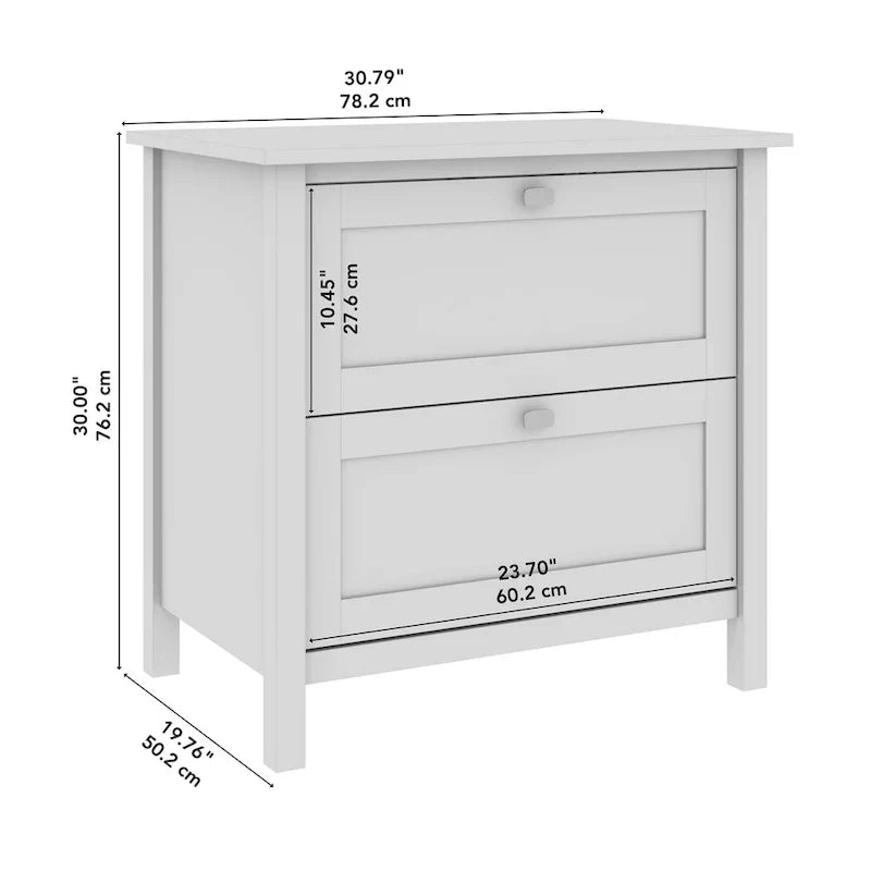 Meuble classeur latéral à 2 tiroirs Broadview de Bush Furniture