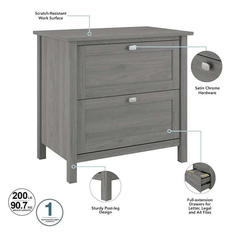 Meuble classeur latéral à 2 tiroirs Broadview de Bush Furniture