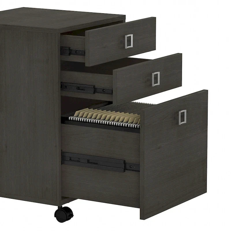 Bureau d'angle 72W Echo avec tiroirs par Bush Business Furniture
