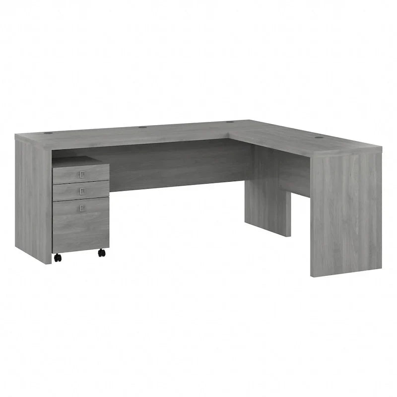 Bureau d'angle 72W Echo avec tiroirs par Bush Business Furniture