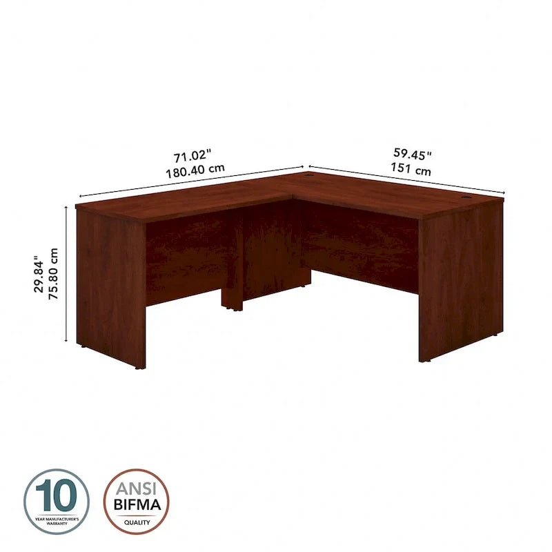 Bureau en L Studio C de 60 W avec retour de 42 W par Bush Business Furniture