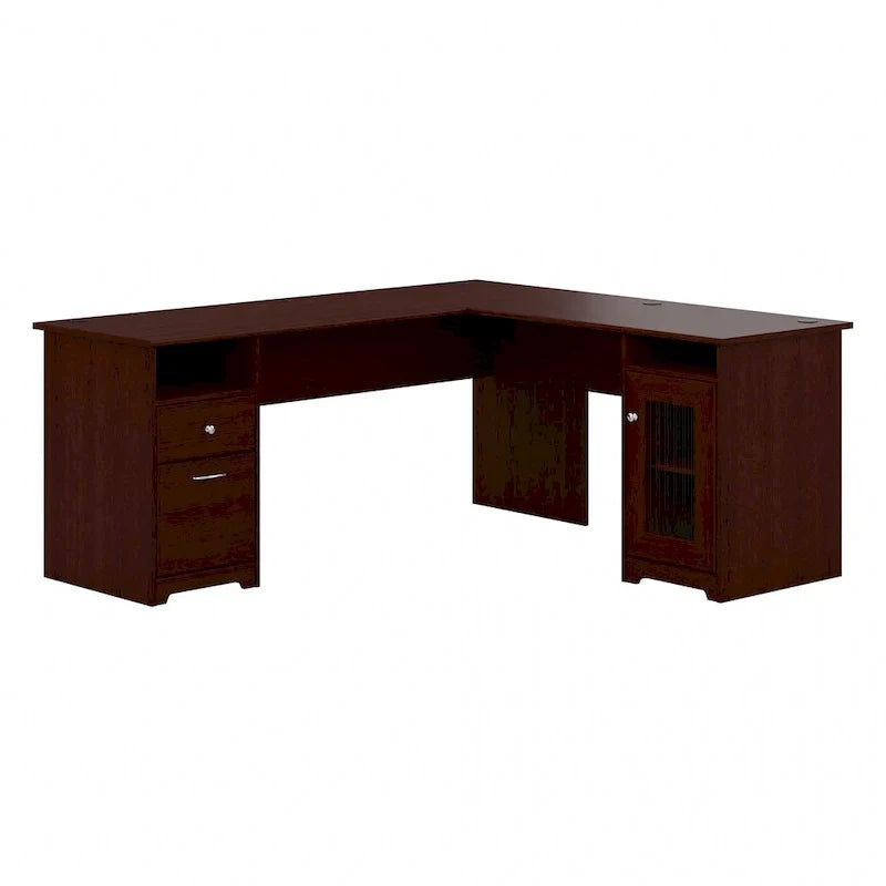 Bureau d'ordinateur en L Cabot 72W avec rangement par Bush Furniture