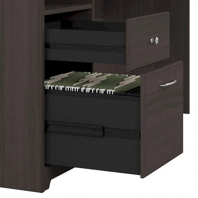 Bureau d'ordinateur en L Cabot 72W avec rangement par Bush Furniture