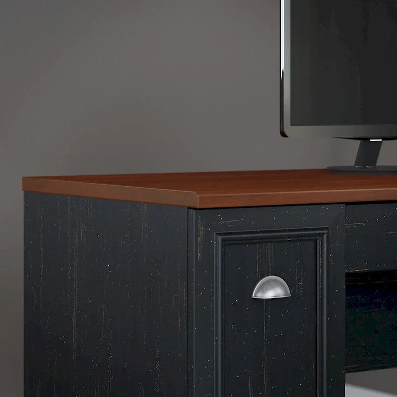 Bureau d'angle Fairview avec huche et classeur de Bush Furniture