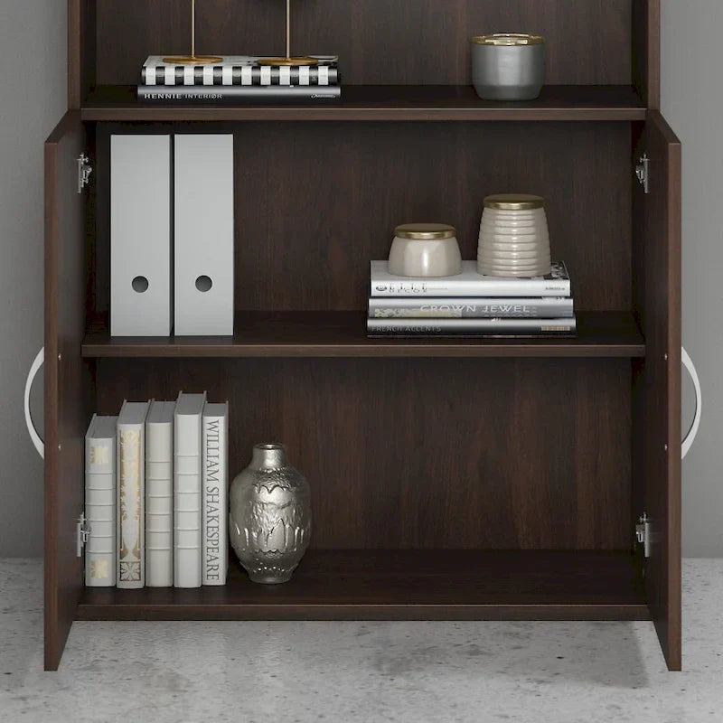 Kit de porte de bibliothèque Studio C pour étagère par Bush Furniture