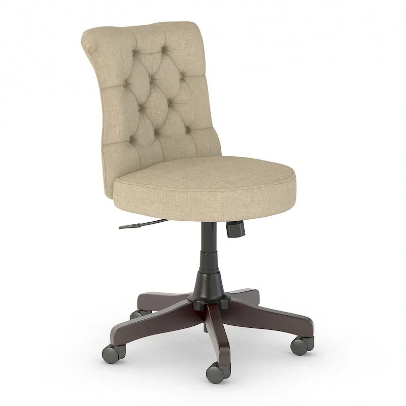 Chaise de bureau mi-hauteur capitonnée Salinas par Bush Furniture