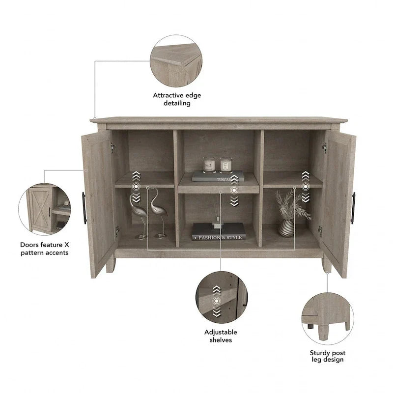 Meuble d'appoint avec portes Key West par Bush Furniture