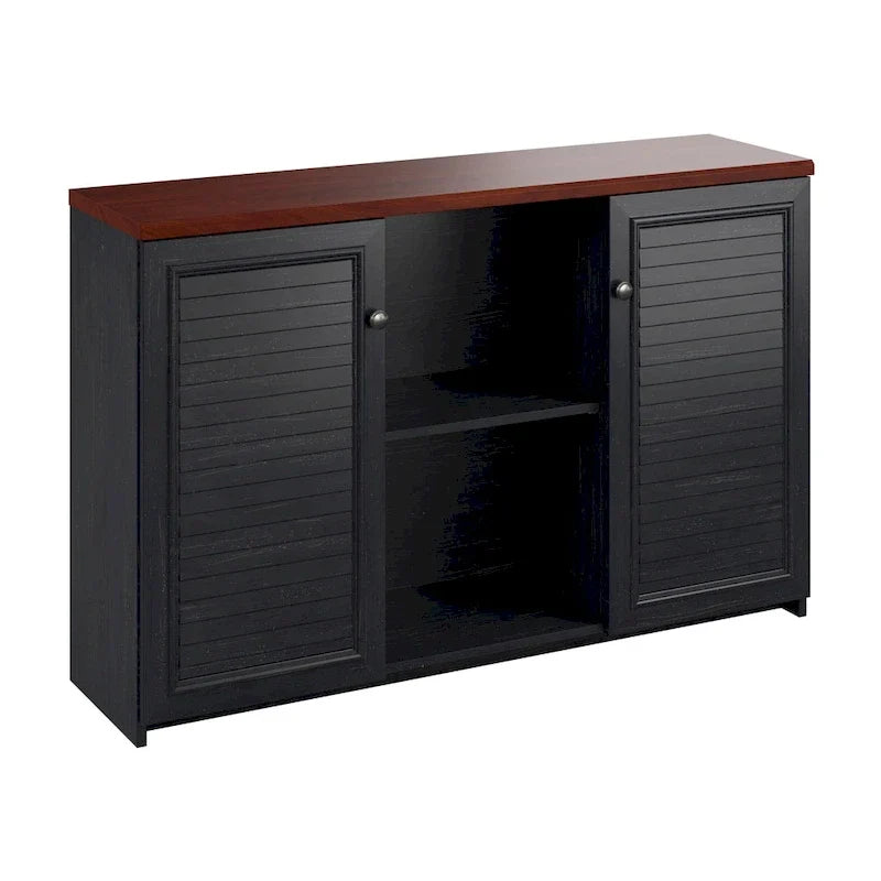 Meuble d'appoint Fairview Bush Furniture avec portes et étagères