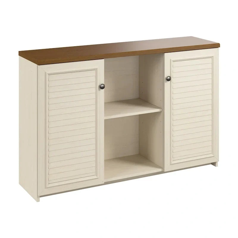 Meuble d'appoint Fairview Bush Furniture avec portes et étagères