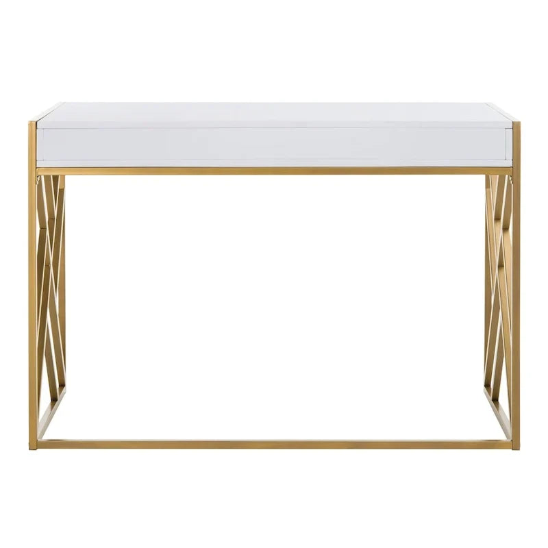 Bureau SAFAVIEH Manila moderne bicolore à 1 tiroir