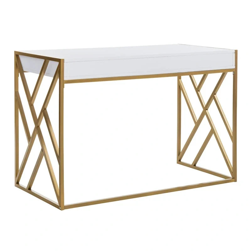 Bureau SAFAVIEH Manila moderne bicolore à 1 tiroir